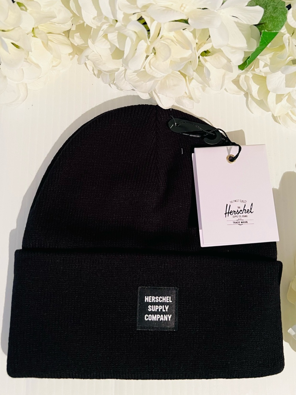 Herschel Supply Co. Beanie logo design NWT